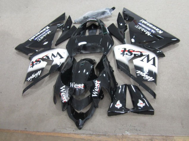 Cheapest 2003-2005 Black West Ninja Kawasaki ZX10R Motorbike Fairing Kits Canada Cheapest 2003-2005 Black West Ninja Kawasaki ZX10R Motorbike Fairing Kits Canada