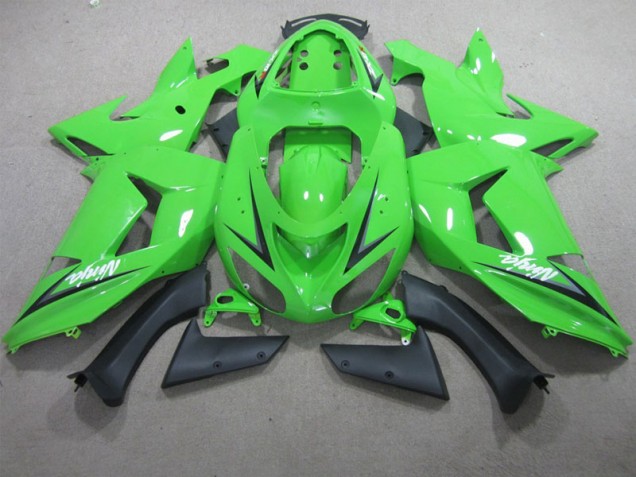 Cheapest 2006-2007 Green White Ninja Kawasaki ZX10R Motorcyle Fairings Canada Cheapest 2006-2007 Green White Ninja Kawasaki ZX10R Motorcyle Fairings Canada