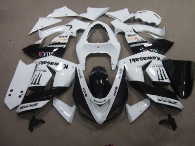 Cheapest 2006-2007 White Touch4 Monster Kawasaki ZX10R Bike Fairing Kit Canada
