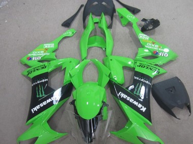 Cheapest 2008-2010 Green Black Monster Kawasaki ZX10R Motor Bike Fairings Canada
