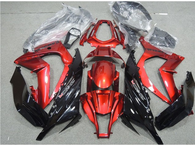 Cheapest 2011-2015 Black Red Kawasaki ZX10R Moto Fairings Canada Cheapest 2011-2015 Black Red Kawasaki ZX10R Moto Fairings Canada