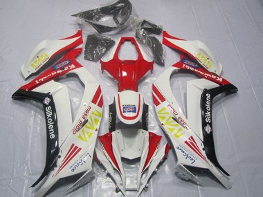 Cheapest 2011-2015 White Red Silkolene Kawasaki ZX10R Motorcycle Fairings Kit Canada