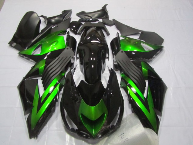 Cheapest 2006-2011 Black Green Kawasaki ZX14R ZZR1400 Motorcycle Fairings Canada Cheapest 2006-2011 Black Green Kawasaki ZX14R ZZR1400 Motorcycle Fairings Canada