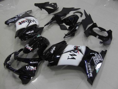 Cheapest 2008-2012 Black West Kawasaki ZX250R Motorcycle Fairing Kits Canada