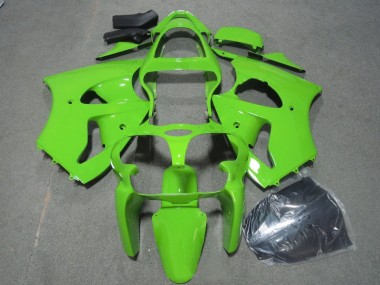 Cheapest 2000-2002 Green Kawasaki ZX6R Motorcycle Fairings Kits Canada