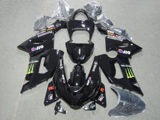 Cheapest 2005-2006 Black 3M Touch4 Monster Kawasaki ZX6R Motorcyle Fairings Canada Cheapest 2005-2006 Black 3M Touch4 Monster Kawasaki ZX6R Motorcyle Fairings Canada