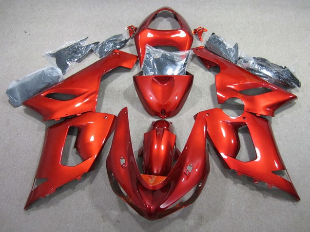 Cheapest 2005-2006 Orange Kawasaki ZX6R Motor Fairings Canada Cheapest 2005-2006 Orange Kawasaki ZX6R Motor Fairings Canada
