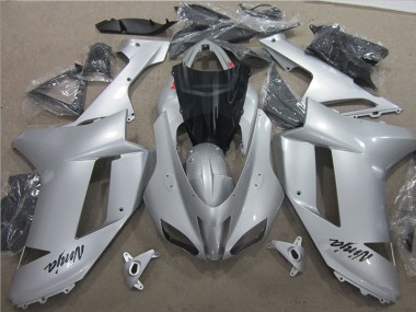 Cheapest 2007-2008 Silver Kawasaki ZX6R Bike Fairing Canada