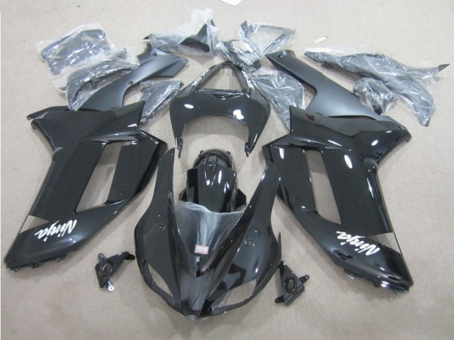 Cheapest 2007-2008 Black White Kawasaki ZX6R Motor Bike Fairings Canada Cheapest 2007-2008 Black White Kawasaki ZX6R Motor Bike Fairings Canada