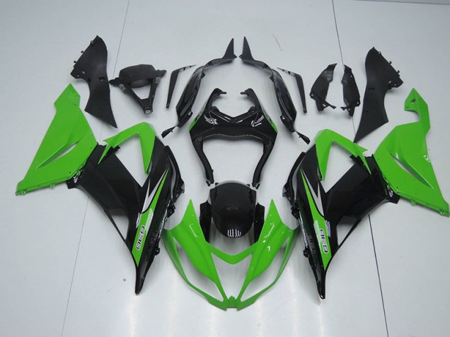 Cheapest 2013-2018 Black Green 636 Kawasaki ZX6R Bike Fairings Canada Cheapest 2013-2018 Black Green 636 Kawasaki ZX6R Bike Fairings Canada