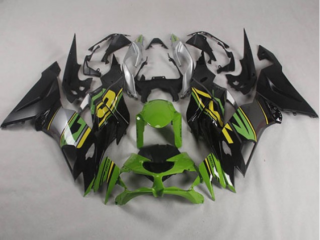 Cheapest 2019-2023 Black Green Kawasaki ZX6R Motorcyle Fairings Canada