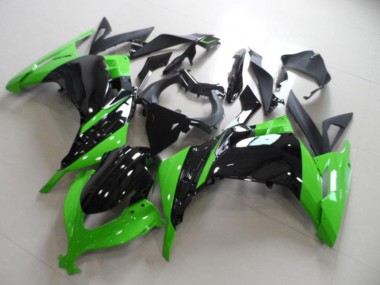 Cheapest 2013-2016 Black Green Kawasaki ZX300R Motorbike Fairing Kits Canada