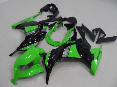 Cheapest 2013-2016 Black Green Kawasaki ZX300R Moto Fairings Canada