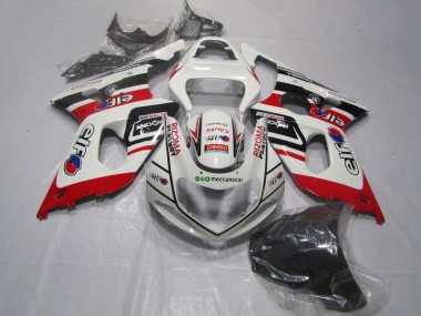 Cheapest 2000-2002 White Red Rizoma Playboy Suzuki GSXR1000 Motorcylce Fairings Canada
