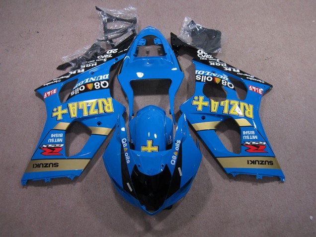 Cheapest 2003-2004 Blue Rizla Q8 oils Suzuki GSXR1000 Motorcycle Fairing Canada Cheapest 2003-2004 Blue Rizla Q8 oils Suzuki GSXR1000 Motorcycle Fairing Canada