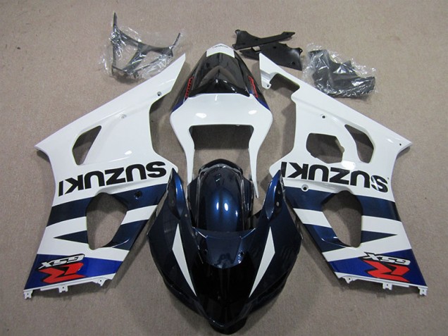 Cheapest 2003-2004 White Blue Black Decal Suzuki GSXR1000 Bike Fairings Canada Cheapest 2003-2004 White Blue Black Decal Suzuki GSXR1000 Bike Fairings Canada
