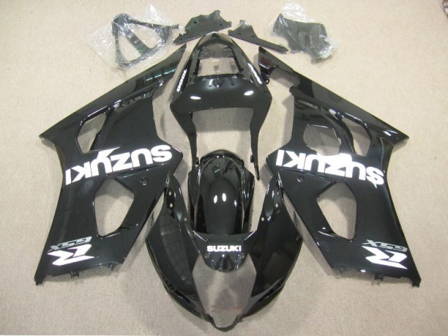 Cheapest 2003-2004 Black White Decal Suzuki GSXR1000 Motor Bike Fairings Canada Cheapest 2003-2004 Black White Decal Suzuki GSXR1000 Motor Bike Fairings Canada