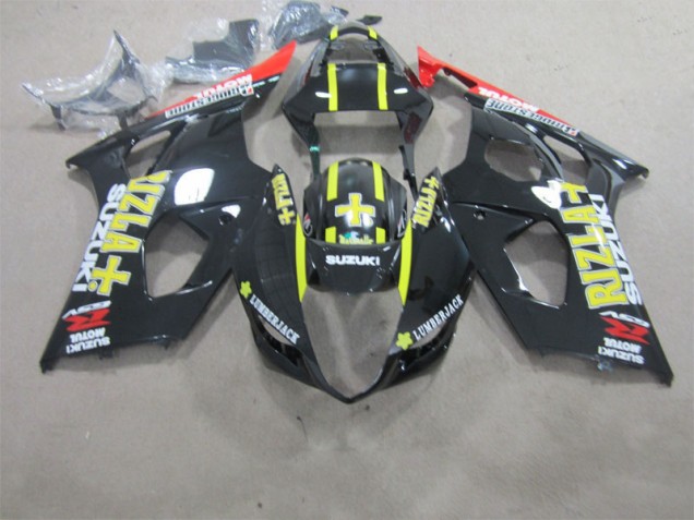 Cheapest 2003-2004 Black Rizla Suzuki GSXR1000 Motorbike Fairing Kits Canada Cheapest 2003-2004 Black Rizla Suzuki GSXR1000 Motorbike Fairing Kits Canada