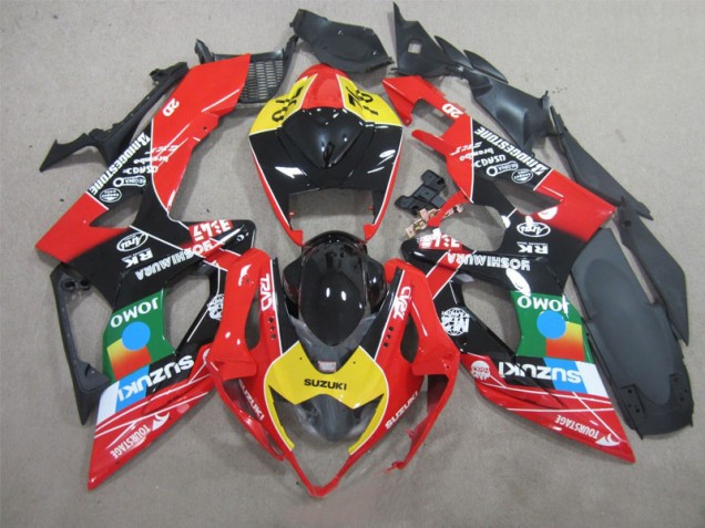 Cheapest 2005-2006 Black Red Yellow Suzuki GSXR1000 Bike Fairings Canada Cheapest 2005-2006 Black Red Yellow Suzuki GSXR1000 Bike Fairings Canada