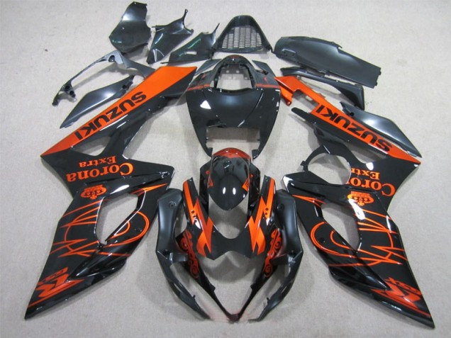 Cheapest 2005-2006 Black Orange Corona Extra Suzuki GSXR1000 Replacement Fairings Canada Cheapest 2005-2006 Black Orange Corona Extra Suzuki GSXR1000 Replacement Fairings Canada