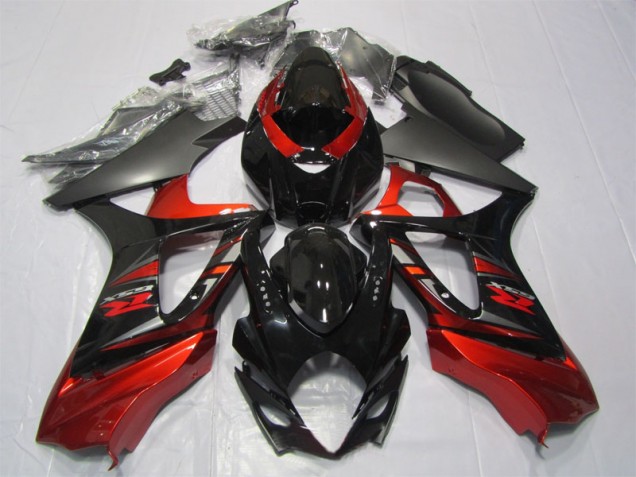 Cheapest 2007-2008 Black Red Suzuki GSXR1000 Motorcycle Fairing Kit Canada