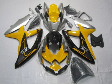 Cheapest 2007-2008 Yellow Black Suzuki GSXR1000 Replacement Motorcycle Fairings Canada
