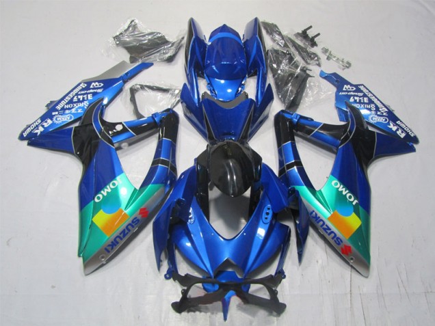 Cheapest 2007-2008 Blue Black Green Jomo Suzuki GSXR1000 Motorcycle Bodywork Canada