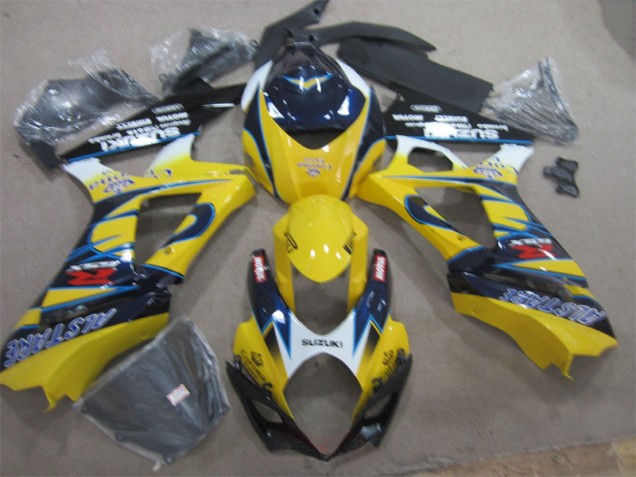 Cheapest 2007-2008 Yellow Blue Suzuki GSXR1000 Replacement Fairings Canada