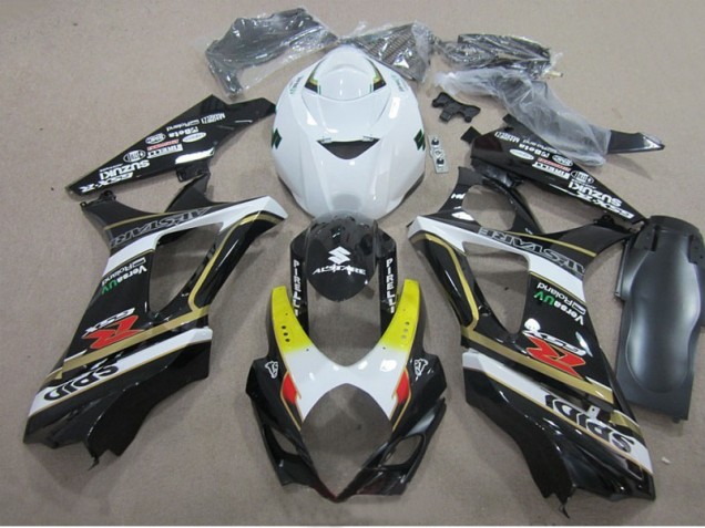 Cheapest 2007-2008 Black White Suzuki GSXR1000 Motorcylce Fairings Canada Cheapest 2007-2008 Black White Suzuki GSXR1000 Motorcylce Fairings Canada