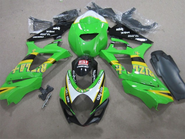 Cheapest 2007-2008 Green Rizla Q8 oils Suzuki GSXR1000 Motorcycle Fairing Canada Cheapest 2007-2008 Green Rizla Q8 oils Suzuki GSXR1000 Motorcycle Fairing Canada