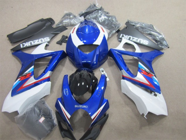 Cheapest 2007-2008 Blue White Suzuki GSXR1000 Moto Fairings Canada Cheapest 2007-2008 Blue White Suzuki GSXR1000 Moto Fairings Canada