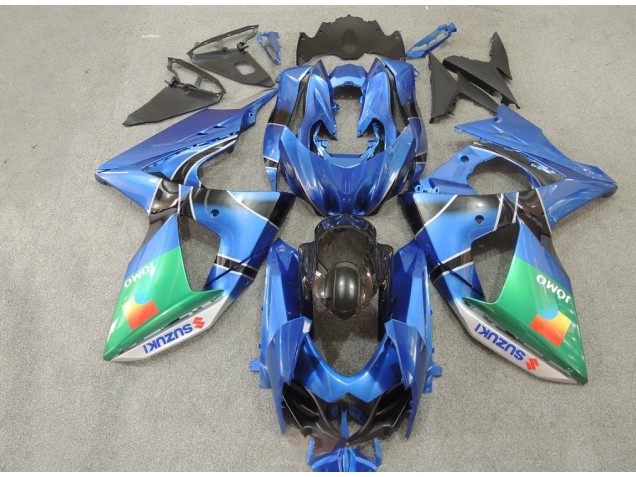 Cheapest 2009-2016 Blue Green JOMO Suzuki GSXR1000 Motorcycle Replacement Fairings Canada
