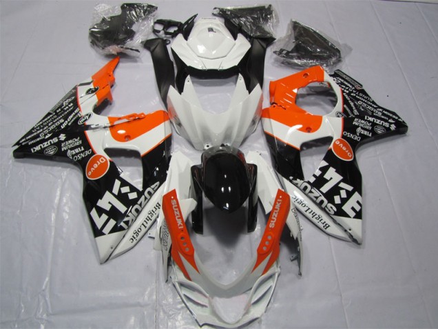 Cheapest 2009-2016 White Black Orange Bright Logic Suzuki GSXR1000 Motor Bike Fairings Canada Cheapest 2009-2016 White Black Orange Bright Logic Suzuki GSXR1000 Motor Bike Fairings Canada