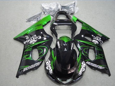 Cheapest 2001-2003 Black Green Corona Extra Suzuki GSXR600 Motorcycle Fairing Kits Canada