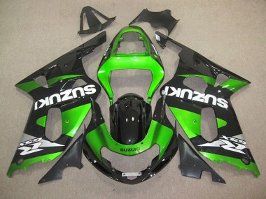 Cheapest 2001-2003 Black Green Suzuki GSXR600 Motorbike Fairing Canada