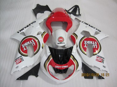 Cheapest 2001-2003 Red White Lucky Strike Suzuki GSXR600 Bike Fairing Canada