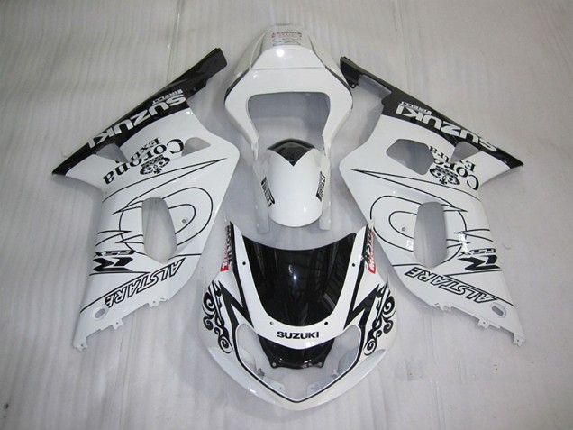 Cheapest 2001-2003 White Black Corona Extra Suzuki GSXR600 Bike Fairings Canada Cheapest 2001-2003 White Black Corona Extra Suzuki GSXR600 Bike Fairings Canada