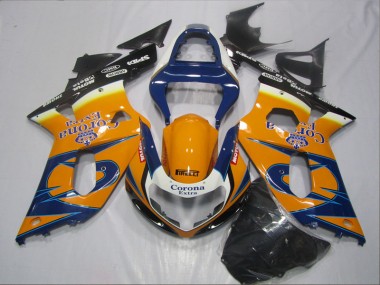 Cheapest 2001-2003 Blue Orange Corona Extra Suzuki GSXR600 Bike Fairing Canada