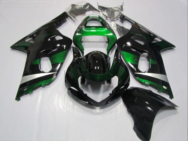 Cheapest 2001-2003 Black Green Suzuki GSXR600 Bike Fairings Canada