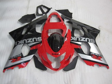 Cheapest 2004-2005 Red Black Silver Suzuki GSXR600 Motorcyle Fairings Canada