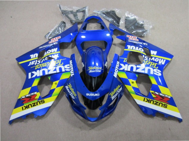 Cheapest 2004-2005 Blue Telefumia Movistar Suzuki GSXR600 Motorbike Fairings Canada Cheapest 2004-2005 Blue Telefumia Movistar Suzuki GSXR600 Motorbike Fairings Canada