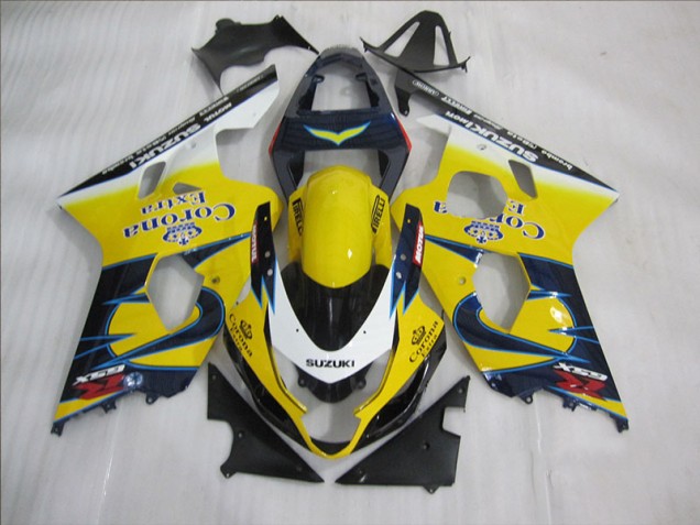 Cheapest 2004-2005 Yellow Blue Corona Extra Suzuki GSXR600 Bike Fairing Canada Cheapest 2004-2005 Yellow Blue Corona Extra Suzuki GSXR600 Bike Fairing Canada