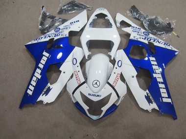 Cheapest 2004-2005 White Blue Motul Suzuki GSXR600 Motorbike Fairing Canada