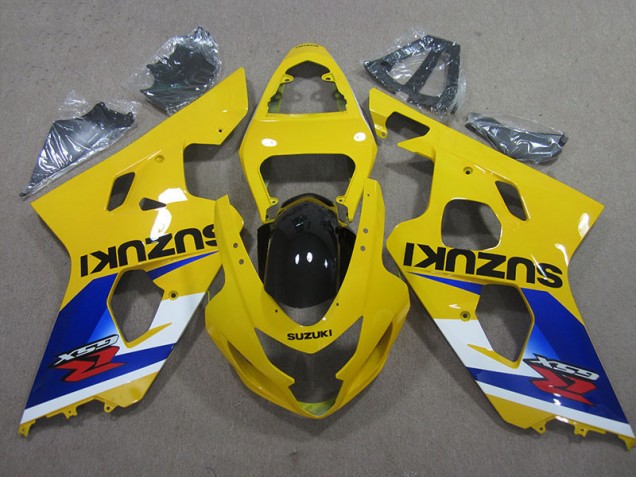 Cheapest 2004-2005 Yellow Blue Suzuki GSXR600 Motor Bike Fairings Canada Cheapest 2004-2005 Yellow Blue Suzuki GSXR600 Motor Bike Fairings Canada