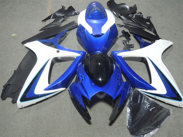 Cheapest 2006-2007 Blue White Black Suzuki GSXR600 Motorbike Fairing Canada Cheapest 2006-2007 Blue White Black Suzuki GSXR600 Motorbike Fairing Canada