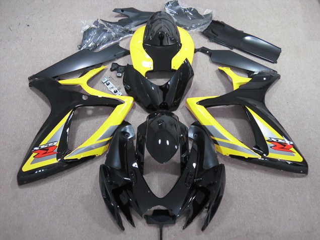 Cheapest 2006-2007 Black Yellow Suzuki GSXR600 Motor Fairings Canada Cheapest 2006-2007 Black Yellow Suzuki GSXR600 Motor Fairings Canada