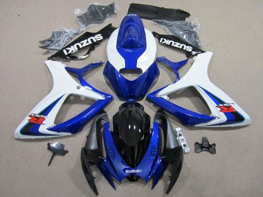 Cheapest 2006-2007 Blue White Suzuki GSXR600 Motorbike Fairings Canada