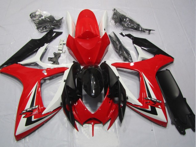 Cheapest 2006-2007 Black Red Suzuki GSXR600 Replacement Motorcycle Fairings Canada