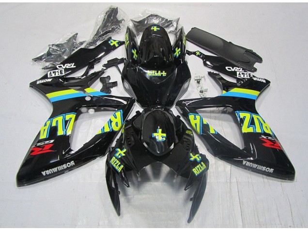 Cheapest 2006-2007 Black Yellow Rizla Suzuki GSXR600 Moto Fairings Canada Cheapest 2006-2007 Black Yellow Rizla Suzuki GSXR600 Moto Fairings Canada