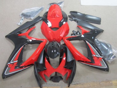 Cheapest 2006-2007 Black Red Suzuki GSXR600 Motorcylce Fairings Canada